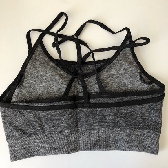 Gymshark M/M Fit Cycling Shorts & Adapt Marl Seamless Sports Bra Set - Picture 9 of 9